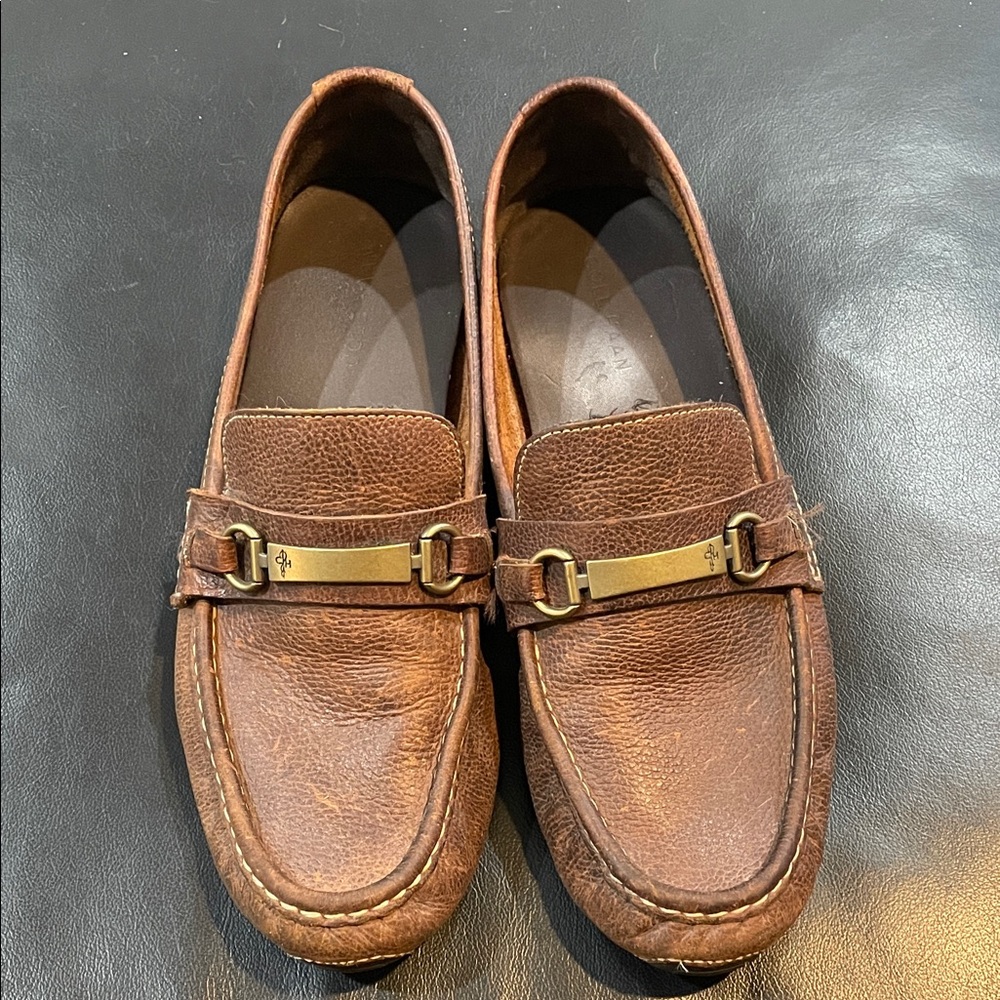 Men's Cole Haan Brown Leather Driving  Loafers 10.5 M